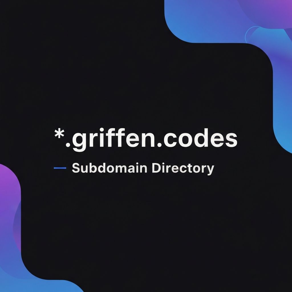 directory.griffen.codes - Subdomain Directory